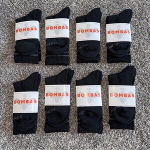 NEW Bombas x 8 Pair Set M Calf Crew Socks Bee Better Men 6 - 9 Women 7 - 11.5
